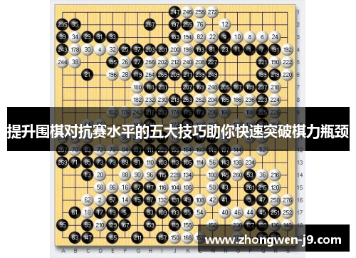 提升围棋对抗赛水平的五大技巧助你快速突破棋力瓶颈